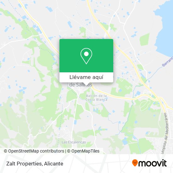 Mapa Zalt Properties