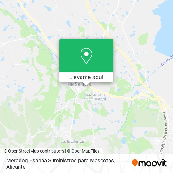 Mapa Meradog España Suministros para Mascotas