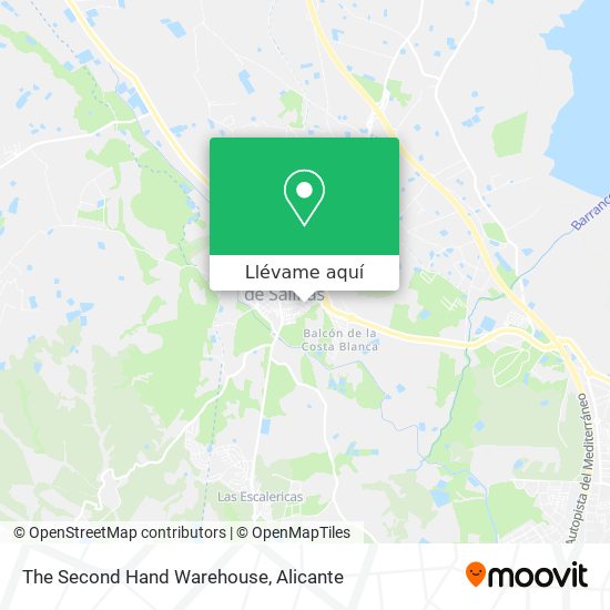 Mapa The Second Hand Warehouse