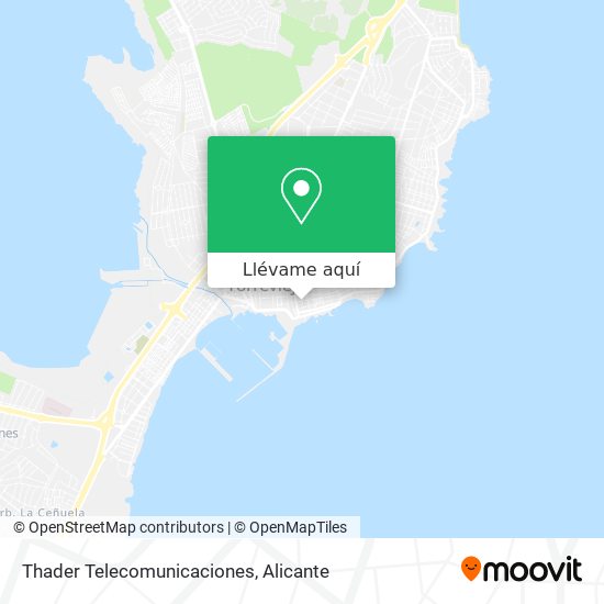 Mapa Thader Telecomunicaciones