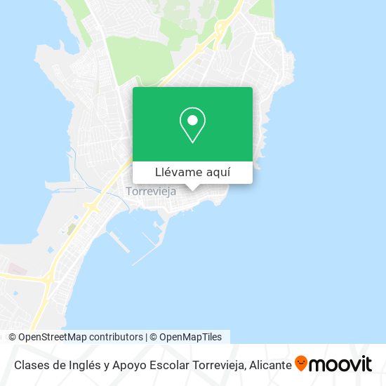 Mapa Clases de Inglés y Apoyo Escolar Torrevieja