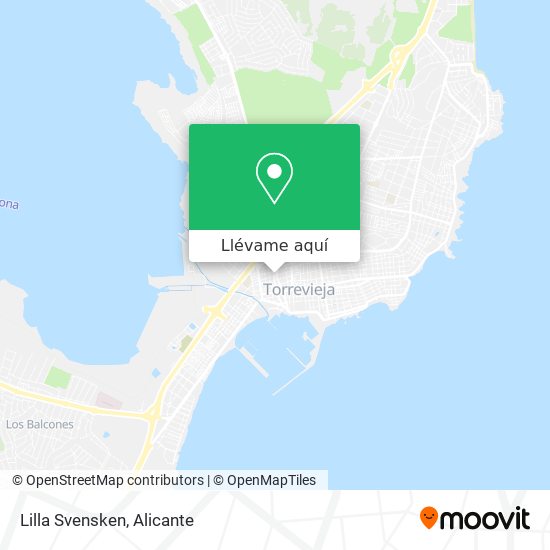 Mapa Lilla Svensken