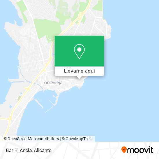 Mapa Bar El Ancla