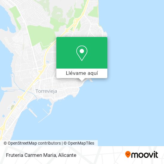 Mapa Fruteria Carmen Maria