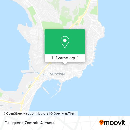 Mapa Peluqueria Zammit