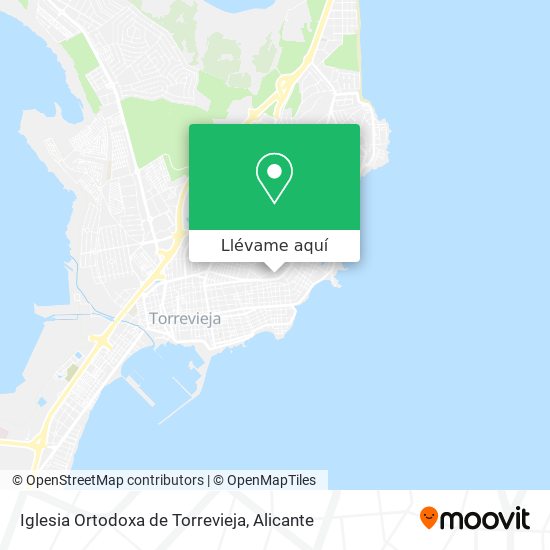 Mapa Iglesia Ortodoxa de Torrevieja