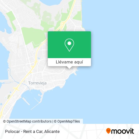 Mapa Polocar - Rent a Car
