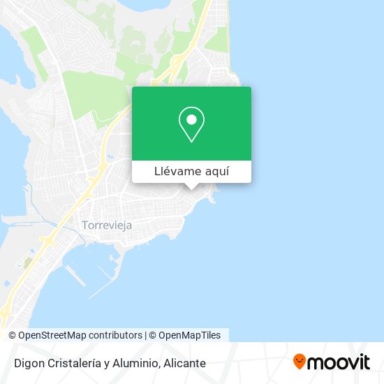 Mapa Digon Cristalería y Aluminio