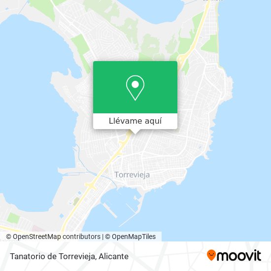 Mapa Tanatorio de Torrevieja