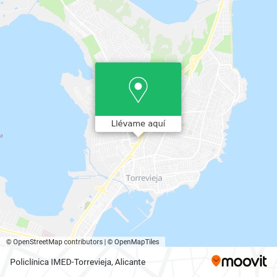 Mapa Policlínica IMED-Torrevieja