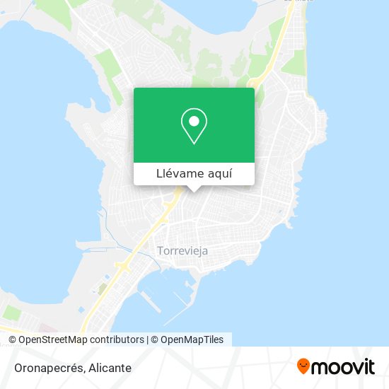 Mapa Oronapecrés
