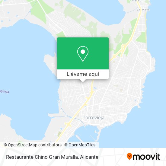 Mapa Restaurante Chino Gran Muralla