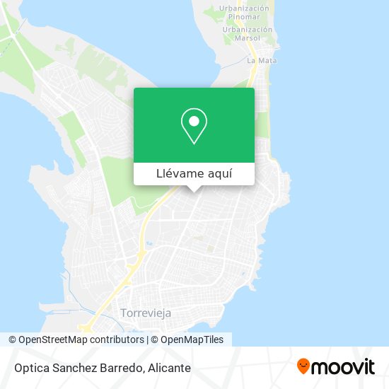 Mapa Optica Sanchez Barredo
