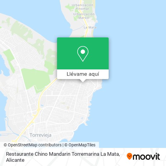 Mapa Restaurante Chino Mandarin Torremarina La Mata