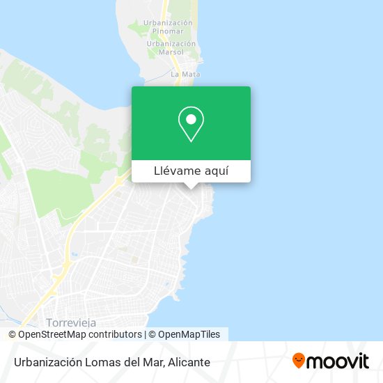 Mapa Urbanización Lomas del Mar