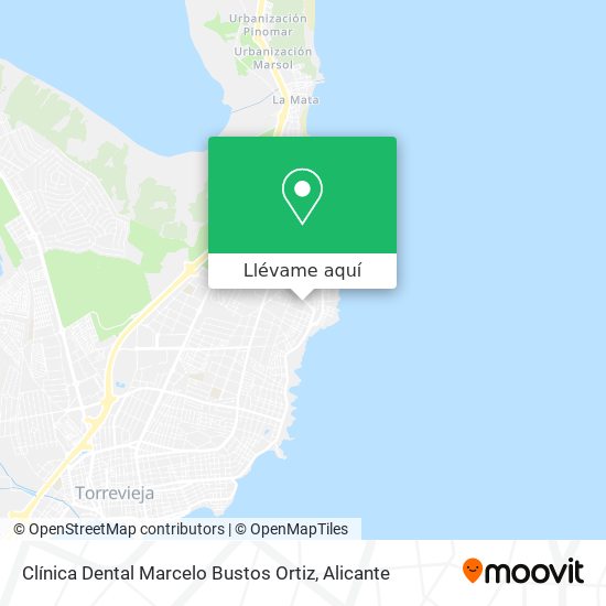 Mapa Clínica Dental Marcelo Bustos Ortiz