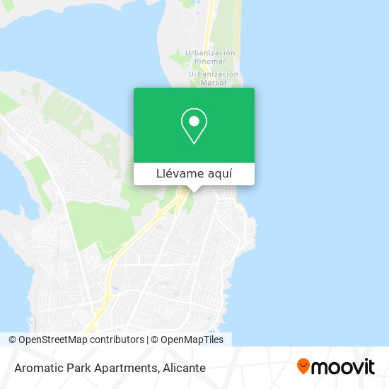 Mapa Aromatic Park Apartments