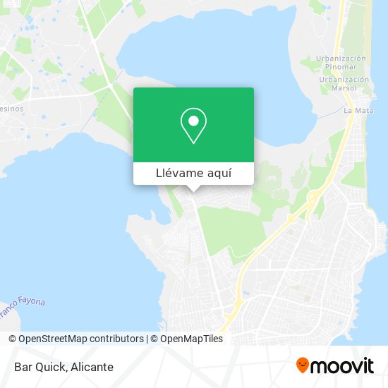 Mapa Bar Quick