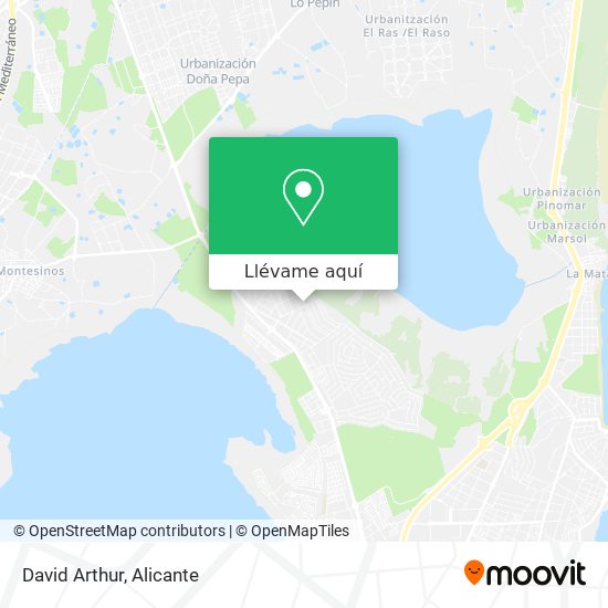 Mapa David Arthur