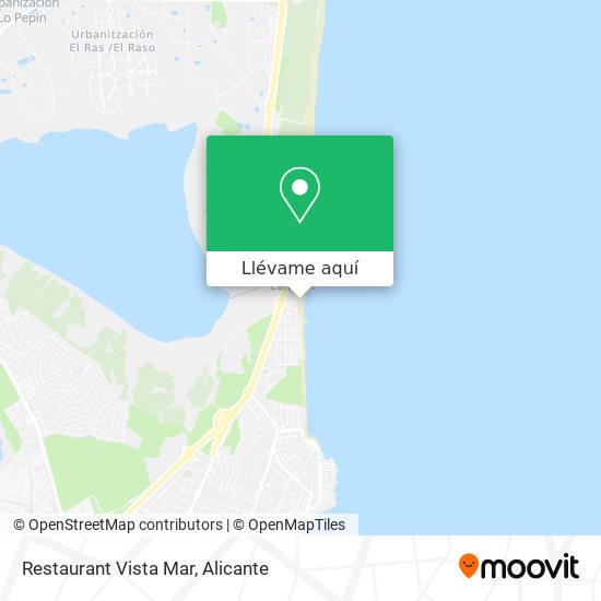 Mapa Restaurant Vista Mar