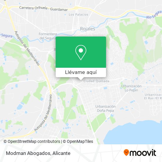 Mapa Modman Abogados