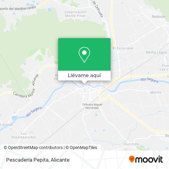 Mapa Pescadería Pepita