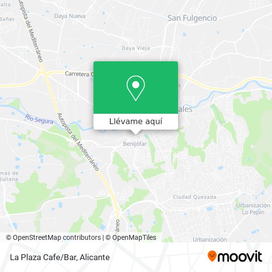 Mapa La Plaza Cafe/Bar