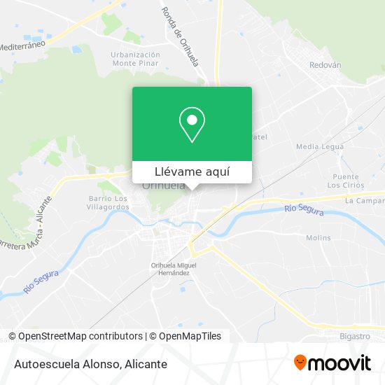 Mapa Autoescuela Alonso
