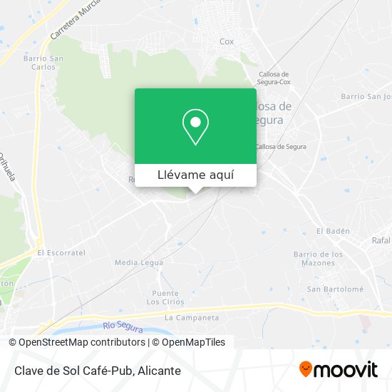 Mapa Clave de Sol Café-Pub