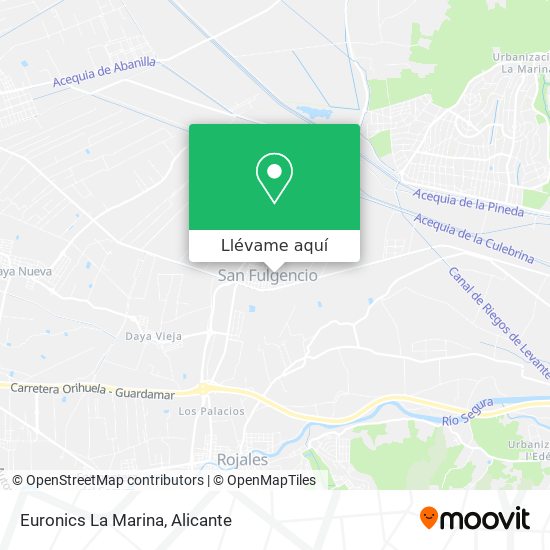 Mapa Euronics La Marina