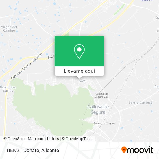 Mapa TIEN21 Donato