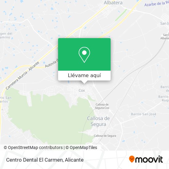 Mapa Centro Dental El Carmen