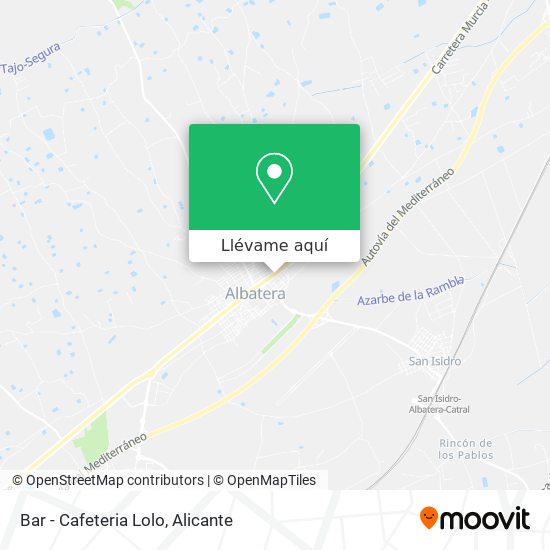 Mapa Bar - Cafeteria Lolo