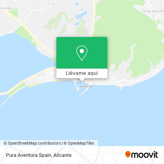 Mapa Pura Aventura Spain