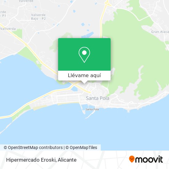 Mapa Hipermercado Eroski