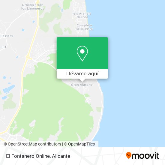 Mapa El Fontanero Online