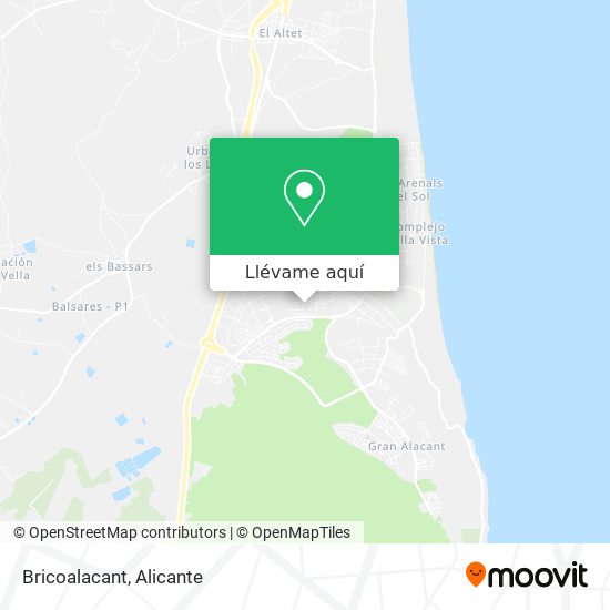 Mapa Bricoalacant