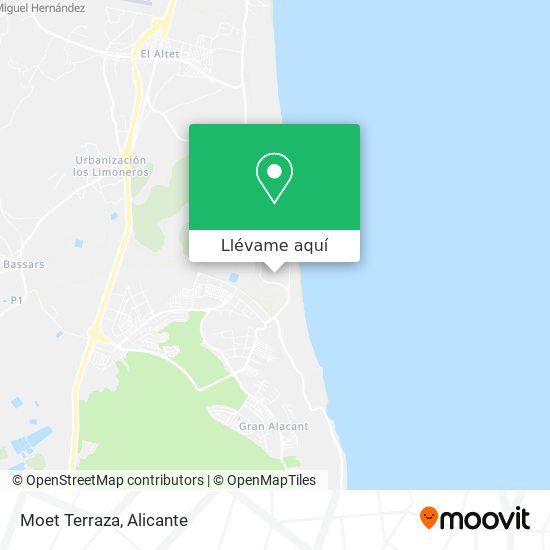 Mapa Moet Terraza