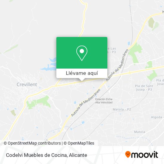 Mapa Codelvi Muebles de Cocina