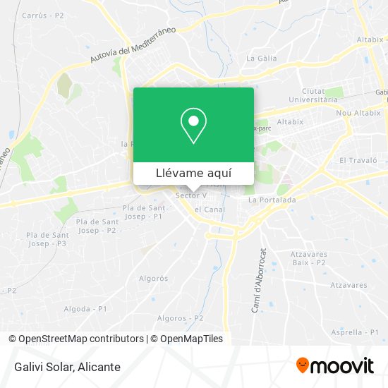 Mapa Galivi Solar