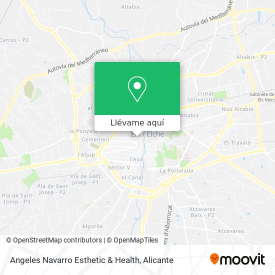 Mapa Angeles Navarro Esthetic & Health