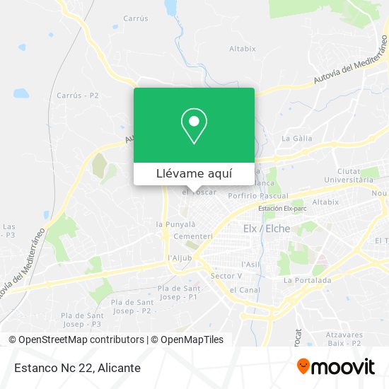 Mapa Estanco Nc 22
