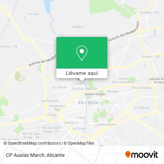 Mapa CP Ausías March