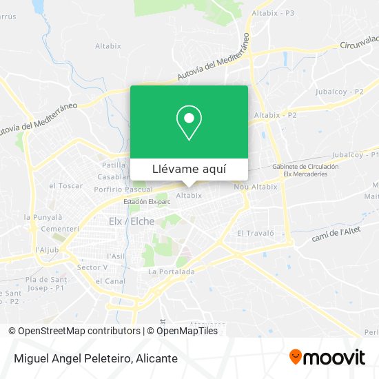 Mapa Miguel Angel Peleteiro