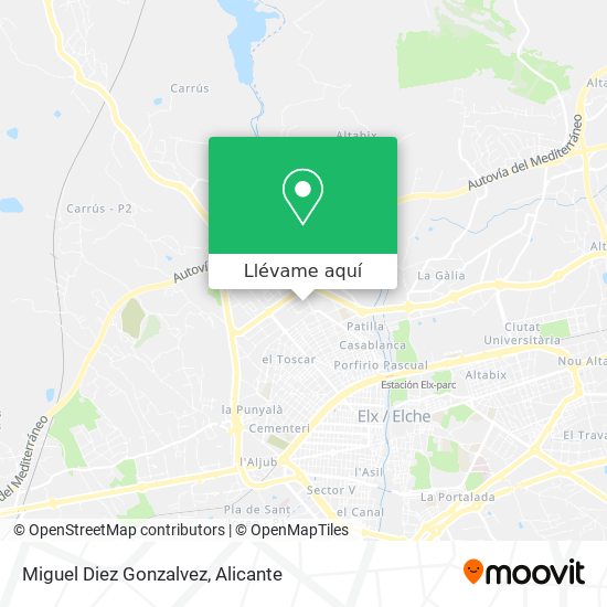 Mapa Miguel Diez Gonzalvez