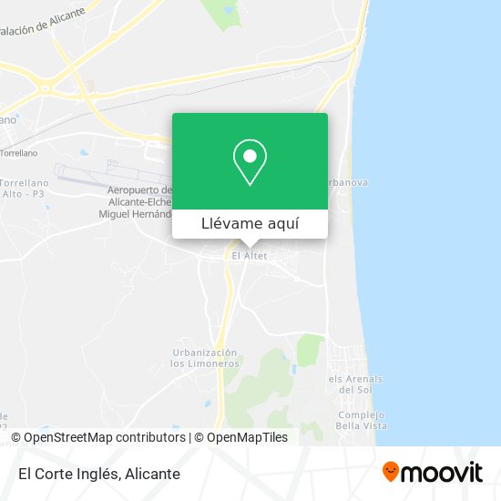 Mapa El Corte Inglés