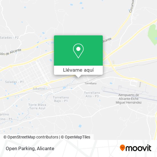 Mapa Open Parking