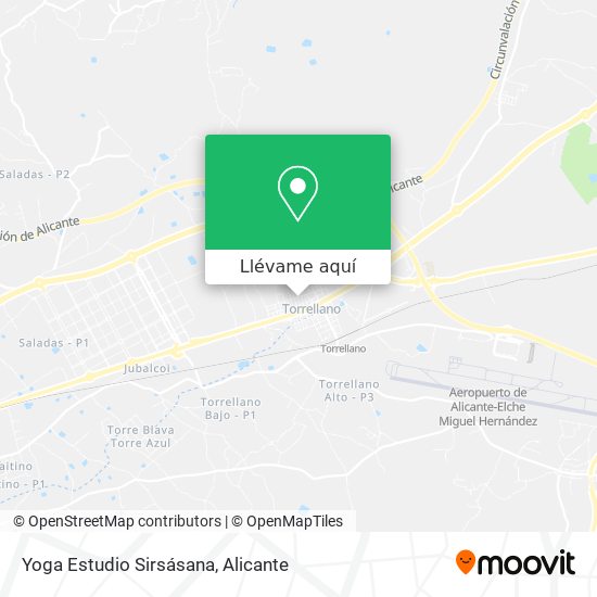 Mapa Yoga Estudio Sirsásana