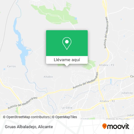 Mapa Gruas Albaladejo