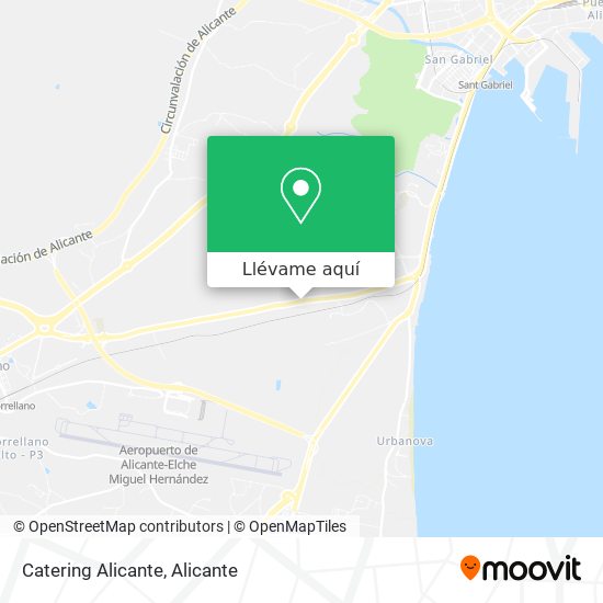 Mapa Catering Alicante